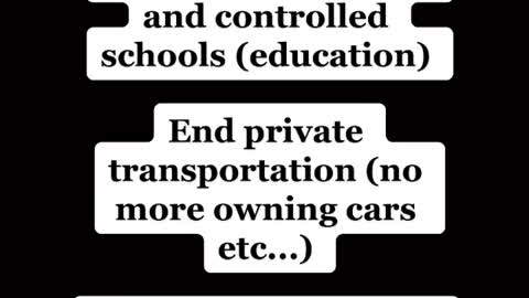 Goals For Agenda21 - 2030