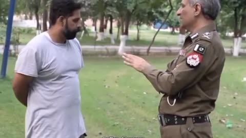 IG punjab meeting with person who have abused him