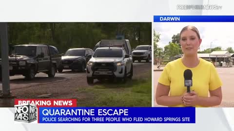 Watch: Three Teens Escape Max Security Quarantine Camp - Australian Media Freaks Out