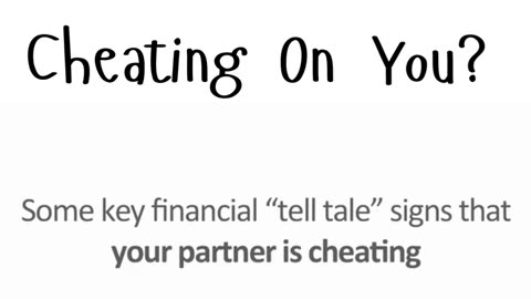 Is My Spouse Cheating On Me? Link Below