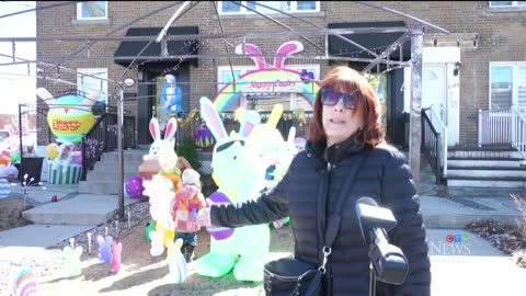 Elaborate Easter display brings joy to Montreal community | Easter Sunday