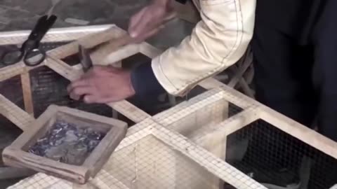 Pigeon Cage Making from wooden pallets