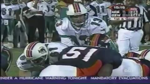 1999-09-13 Miami Dolphins vs Denver Broncos