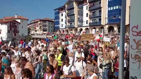 Paris, France: Massive Vaccine Passport Protests Erupt on Sept. 4, 2021