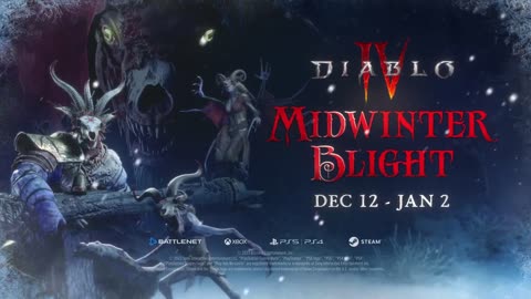 Diablo 4 - Official Midwinter Blight Trailer