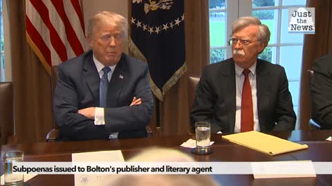 Grand Jury subpoenas issued to John Bolton's book publisher and literary agent