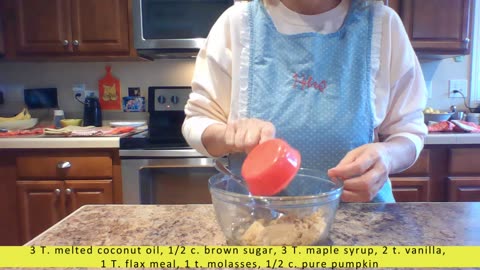 Pumpkin Oatmeal Carob Cookies