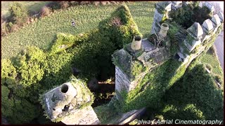 Amazing drone footage of Medieval castle