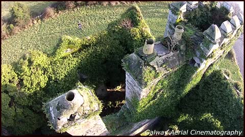 Amazing drone footage of Medieval castle