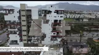 Acapulco: drone footage shows trail of destruction