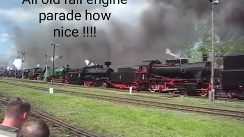 #Parade of old train