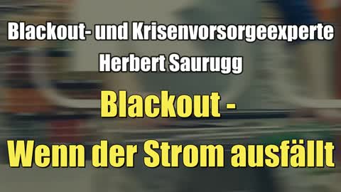 Krisenvorsorgeexperte Herbert Saurugg: Blackout - Wenn der Strom ausfällt