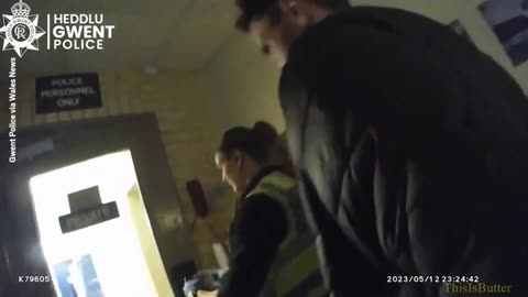 Bodycam shows son laugh as he’s told his mum was murdered