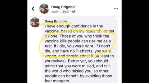 BODY BUILDER DOUG BRIGNOLE VAXXINES SIDEFECTS DEATH RIP!