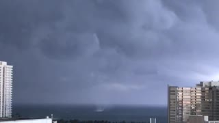 Waterspout Spotted on Miami Beach