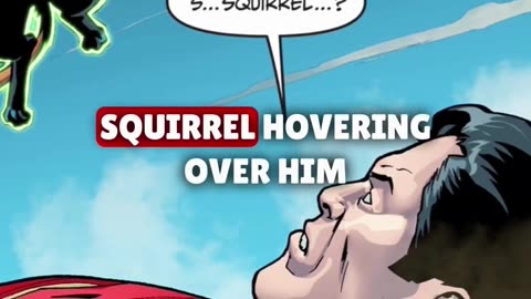 Superman got humiliated by a squirrel #viral #trending #rumble #fyp #marvel #comics