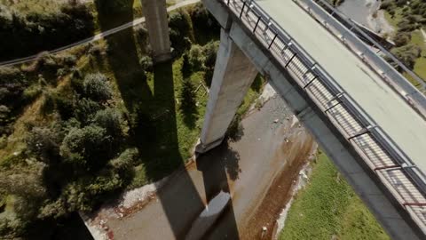 Drone captures Roller coaster footage