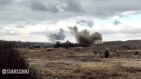 Ukraine War - The work of Russian TOS on the fortified areas