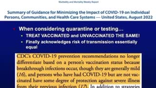 CDC new guidance August 11 of 22 interesting why are they still pushing it!