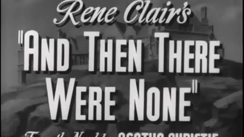 And Then There Were None 1945 AGATHA CHRISTIE