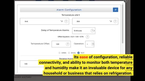 WiFi Freezer Alarm and Refrigerator Temperature Monitor – Wireless Freezer Thermometer (10 Foot...