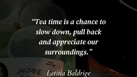 Can we normalize Tea Time?