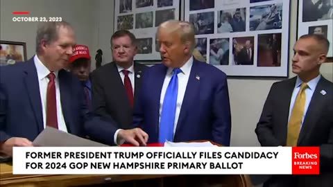 Trump Reveals The Message He Wrote To The Voters Of New Hampshire