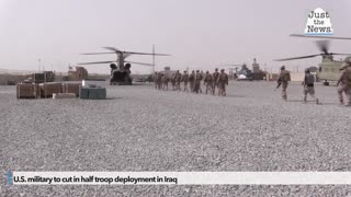 U.S. military to cut in half troop deployment in Iraq