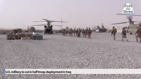 U.S. military to cut in half troop deployment in Iraq