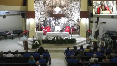 Santa Misa 25 de Abril del 2024 8PM FIESTA DE SAN MARCOS EVANGELISTA.