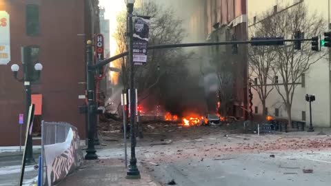 December 25 2020 Nashville Car Bomb Explosion 6:30AM