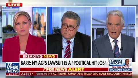 Bill Barr: AG Suit result of “Trump derangement syndrome”- her mistake she went after the Trump kids.