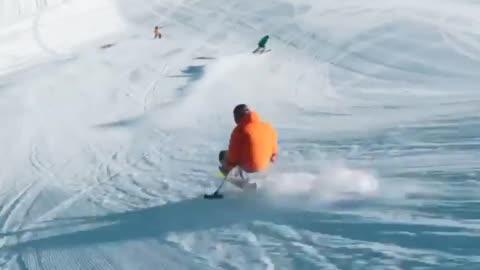 This Is How A Handicapped Person Can Go Skiing