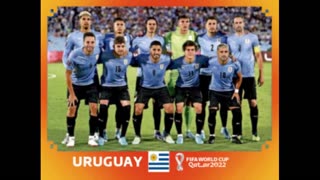 FIFA PANINI WORLD CUP 2022 NATIONAL FOOTBALL TEAM OF URUGUAY