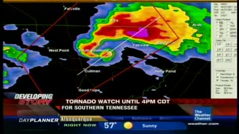 Live TWC Coverage of Cullman EF4 Tornado by Dr Greg Forbes - 4/27/11