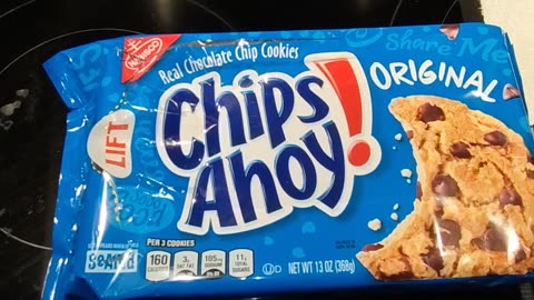 Eating Nabisco Chips Ahoy! Real Chocolate Chip Cookies, Dbn, MI, 3/24/24