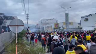 disturbios en el sector de Cañaveral este viernes 28 de mayo