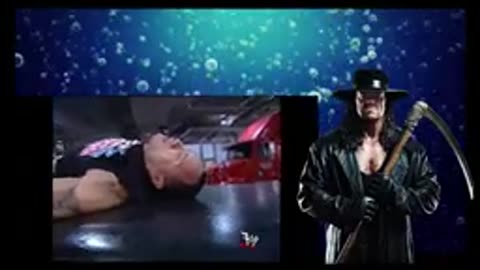 The Undertaker tombstones The rock onto a limo