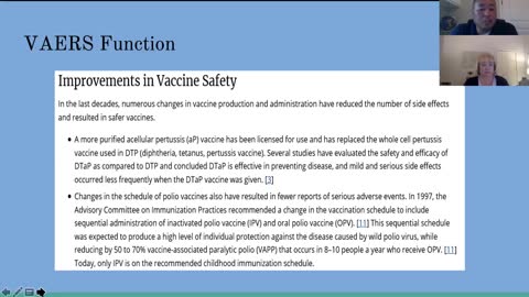 Vaccine Safety Monitoring - VACCINE ADVERSE EVENTS REPORTING SYSTEM –(VAERS)