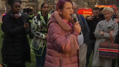 Anna de Buisseret speech at Parliament Square, U.K.