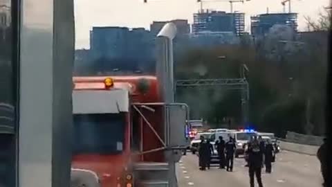 The people's Convoy escorted out of DC