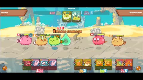 Axie Infinity Battle Arena: Chopsuey Axie vs Pure Breed Team