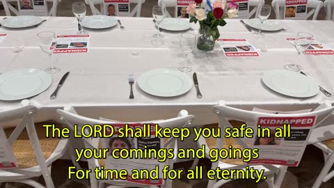 Reminder of the Hostages in Israel with Psalm 121 Sung in Hebrew by Hadar Ozeri