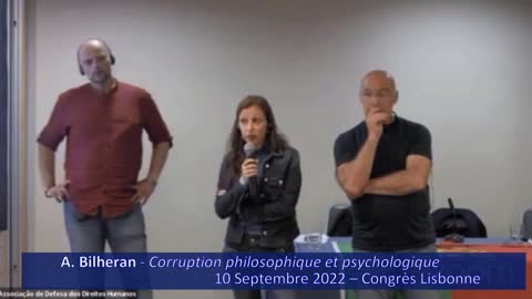 Intervention d'Ariane Bilheran au Symposium de Lisbonne