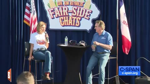 MOMENTS AGO: Presidential Candidate Gov. Doug Burgum Speaking at the Iowa State Fair...