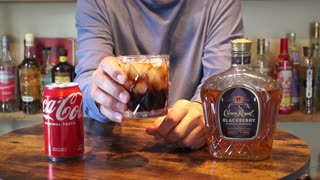 Blackberry Crown Royal & Coke