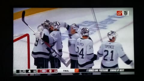 LAK vs MTL - Kings Win 4-0