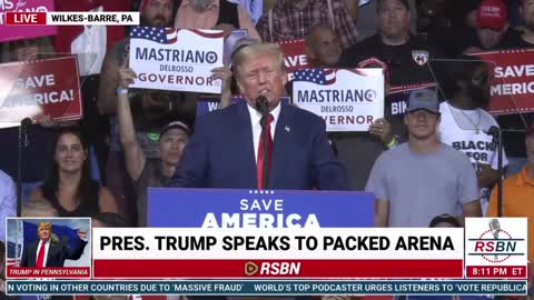 President Trump pleads with Durham to hurry up and then goes off on the deep state.