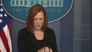 Psaki is asked what Biden might like to tell French President Macron