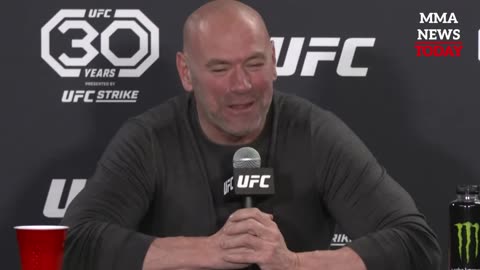 Dana White takes jab at reporter when asked about MVP rumours